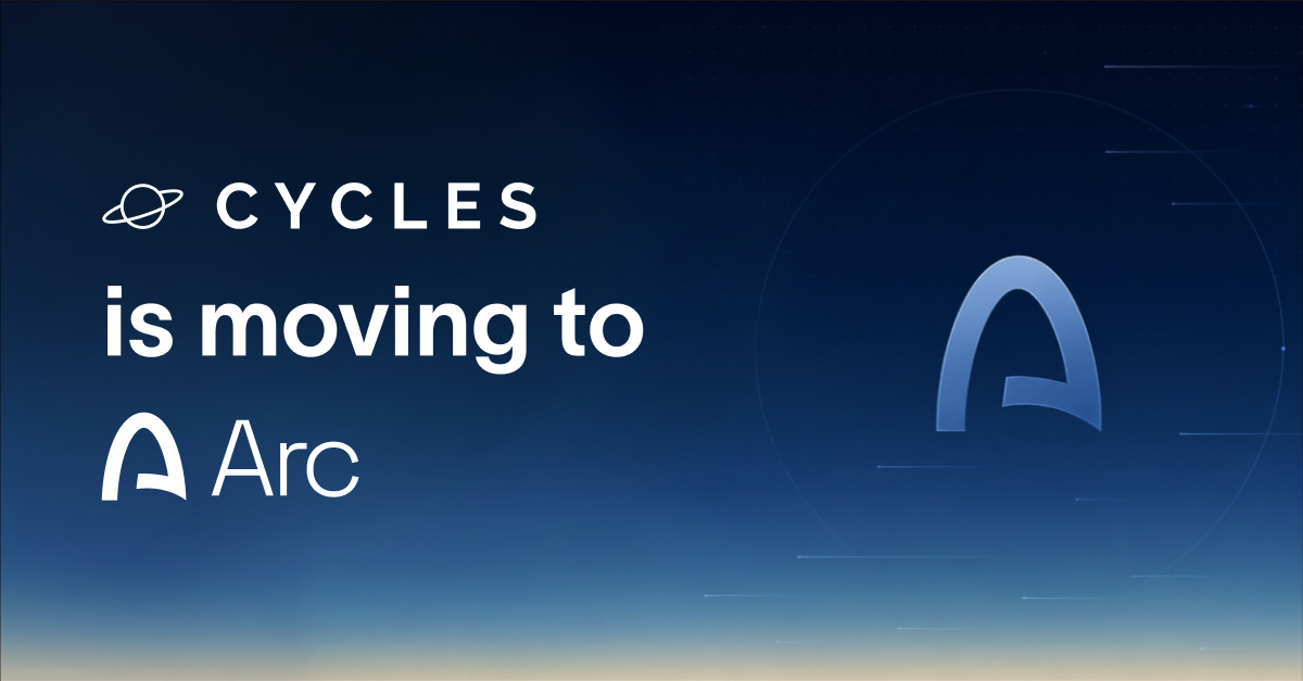 Cycles is moving to Arc
